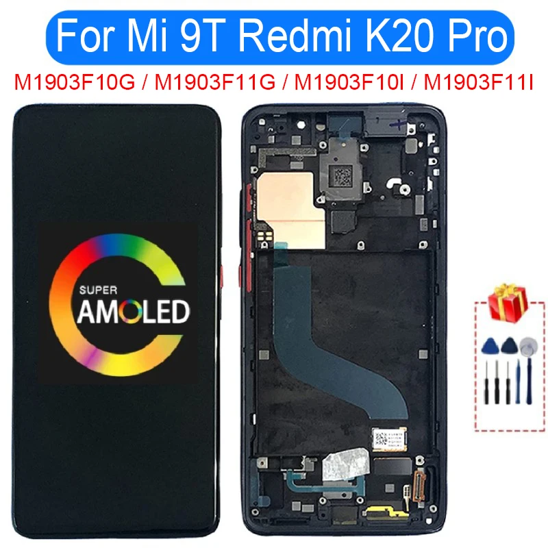 6.39"Super Amoled For Mi9T Xiaomi 9T Pro LCD Display Touch Screen For Redmi K20 Pro Digitizer Display Assembly Replacement Parts
6.39"Super Amoled For Mi9T Xiaomi 9T Pro LCD Display Touch Screen For Redmi K20 Pro Digitizer Display Assembly Replacement Parts