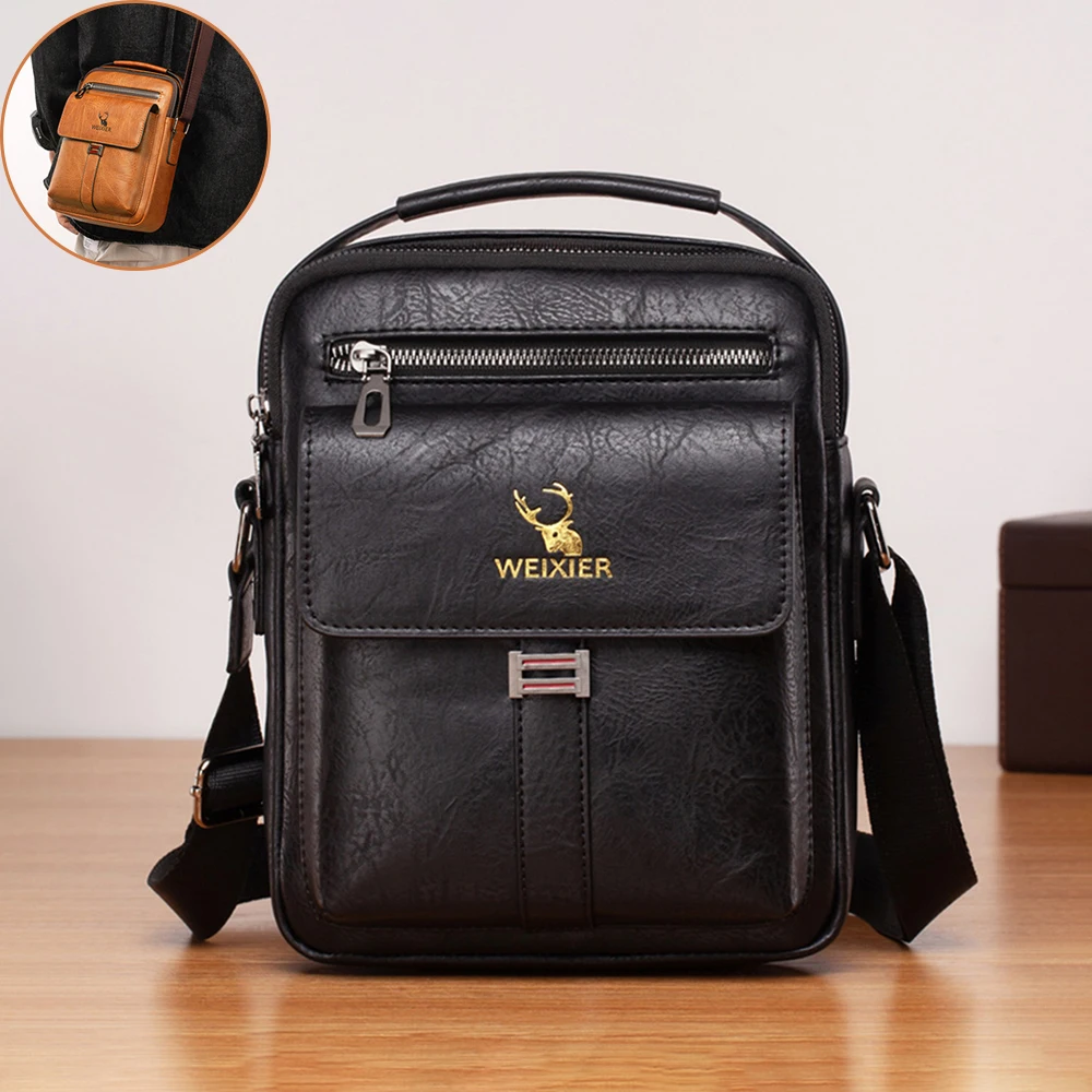 Men Cross body Messenger Shoulder Bag Handbag Business Birefcase Retro Fashion PU Leather Male Croosbody Tote Top Handle Bags
Men Cross body Messenger Shoulder Bag Handbag Business Birefcase Retro Fashion PU Leather Male Croosbody Tote Top Handle Bags