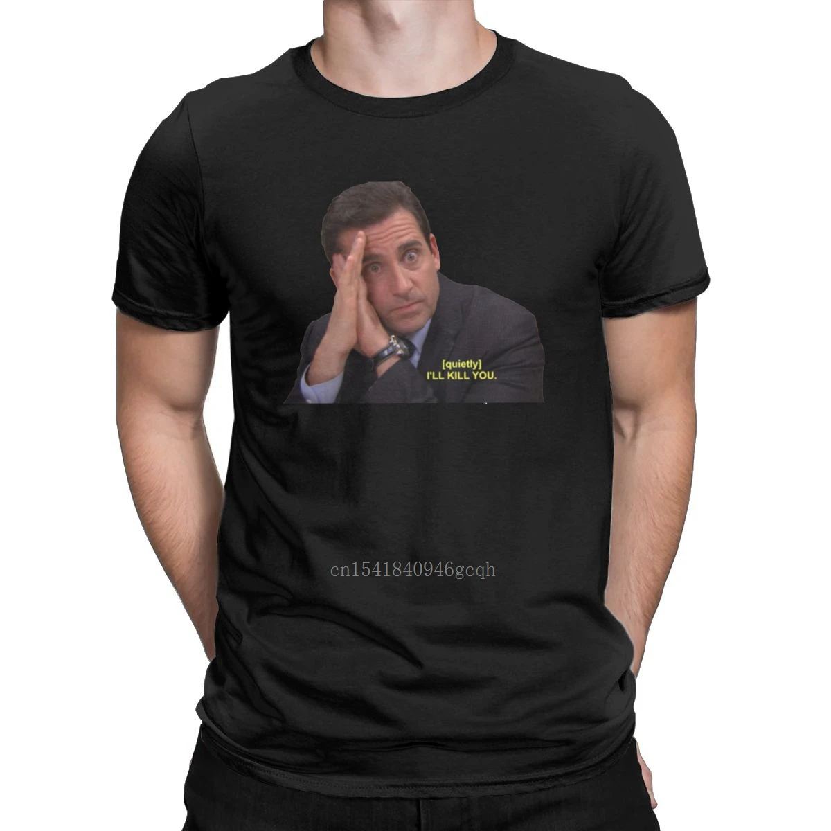 Michael Scott T-Shirt Men Steve Carell The Offic Hipster Cotton Tees Round Collar Short Sleeve T Shirts Plus Size Tops
Michael Scott T-Shirt Men Steve Carell The Offic Hipster Cotton Tees Round Collar Short Sleeve T Shirts Plus Size Tops