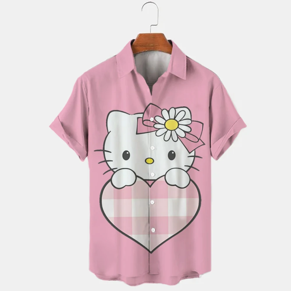 Женская рубашка с леопардовым принтом Hello Kitty, Сексуальная рубашка с 3D принтом для весны и осени, 2023
Женская рубашка с леопардовым принтом Hello Kitty, Сексуальная рубашка с 3D принтом для весны и осени, 2023