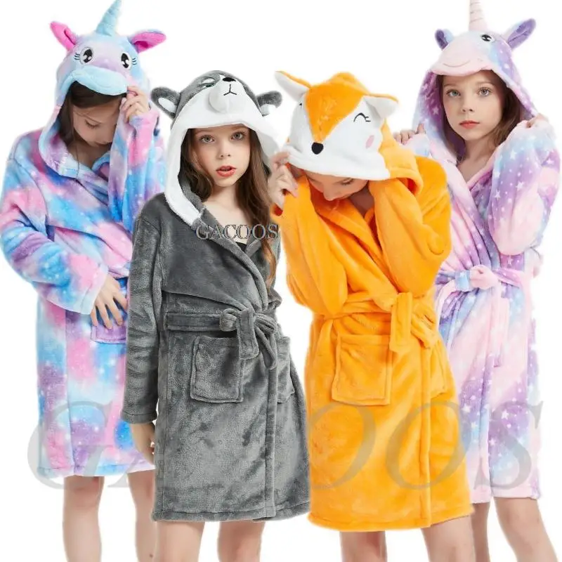Boys Girls Hooded Animal Stitch Cartoon Bathrobe Unicorn Kigurumi Pajamas for Girls Kids Kimono Winter Children Pajama Nightwear
Boys Girls Hooded Animal Stitch Cartoon Bathrobe Unicorn Kigurumi Pajamas for Girls Kids Kimono Winter Children Pajama Nightwear