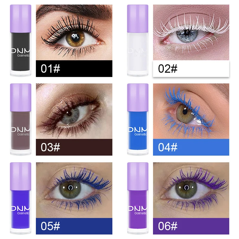 DNM Color Mascara Eyelashes Curling Extension Purple Blue White Mascara Non-smudge Fast Dry Long-lasting Holiday Party Makeup
DNM Color Mascara Eyelashes Curling Extension Purple Blue White Mascara Non-smudge Fast Dry Long-lasting Holiday Party Makeup