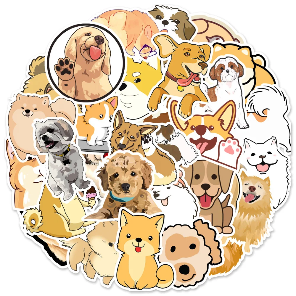 10/30/50PCS Cartoon Cute Pet Dog Stickers for Toys Luggage Laptop IPad Gifts Journal Refrigerator Waterproof Stickers Wholesale
10/30/50PCS Cartoon Cute Pet Dog Stickers for Toys Luggage Laptop IPad Gifts Journal Refrigerator Waterproof Stickers Wholesale