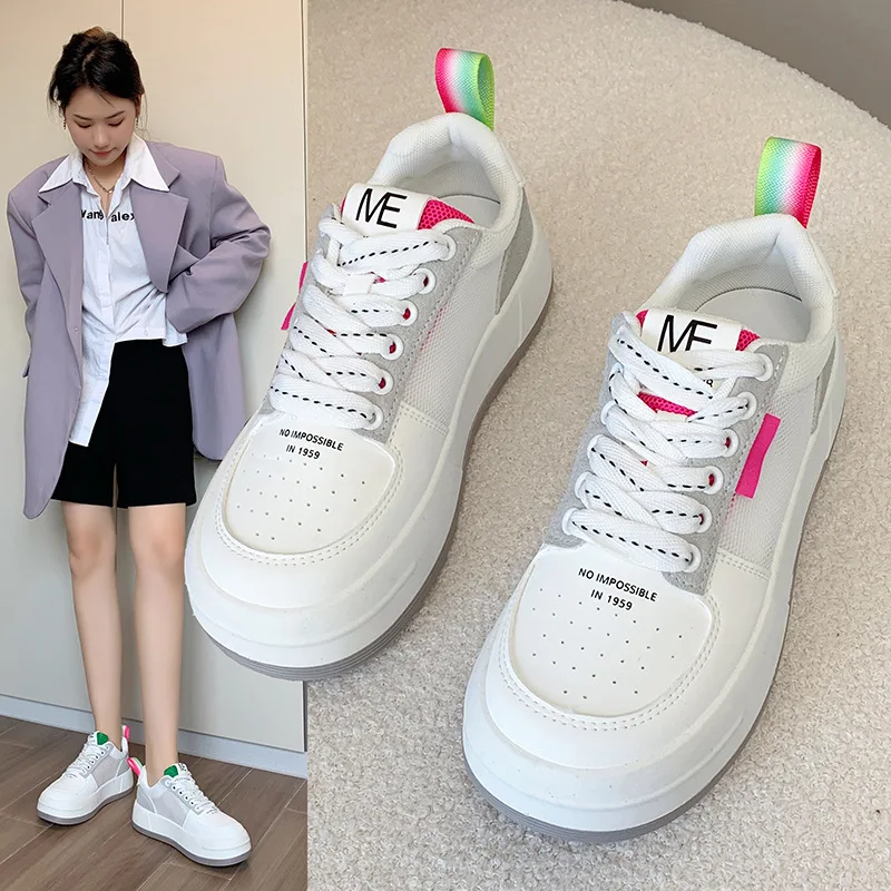 Spring Women Sneaker 2022 Casual Wedge Ladies Flat Shoes Lace Up Comfortable Female Vulcanized Shoes Outdoor Single Shoes
Spring Women Sneaker 2022 Casual Wedge Ladies Flat Shoes Lace Up Comfortable Female Vulcanized Shoes Outdoor Single Shoes
