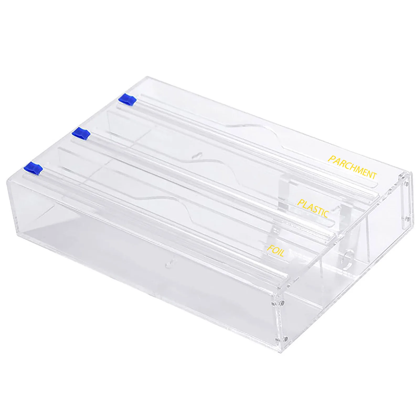 Reusable Food Wrap Cutter Cling Film Plastic Wrap Foil Wax Paper Dispenser With Slide Cutter Smoothly Cutting Kitchen Supplies
Reusable Food Wrap Cutter Cling Film Plastic Wrap Foil Wax Paper Dispenser With Slide Cutter Smoothly Cutting Kitchen Supplies