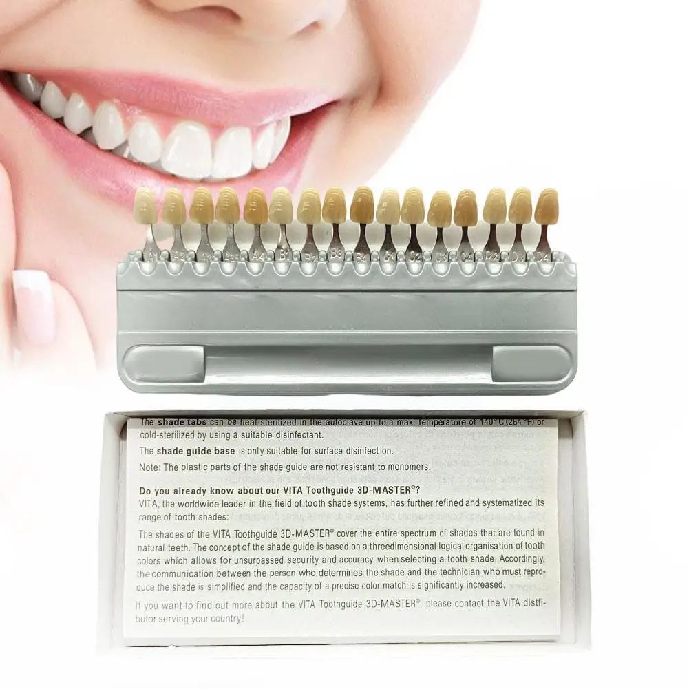16/29-color Dental Shade Guide Dental Teeth Bleach Shade Guide Professional Color Value Whitening For Teeth Shade Compariso V9M6
16/29-color Dental Shade Guide Dental Teeth Bleach Shade Guide Professional Color Value Whitening For Teeth Shade Compariso V9M6