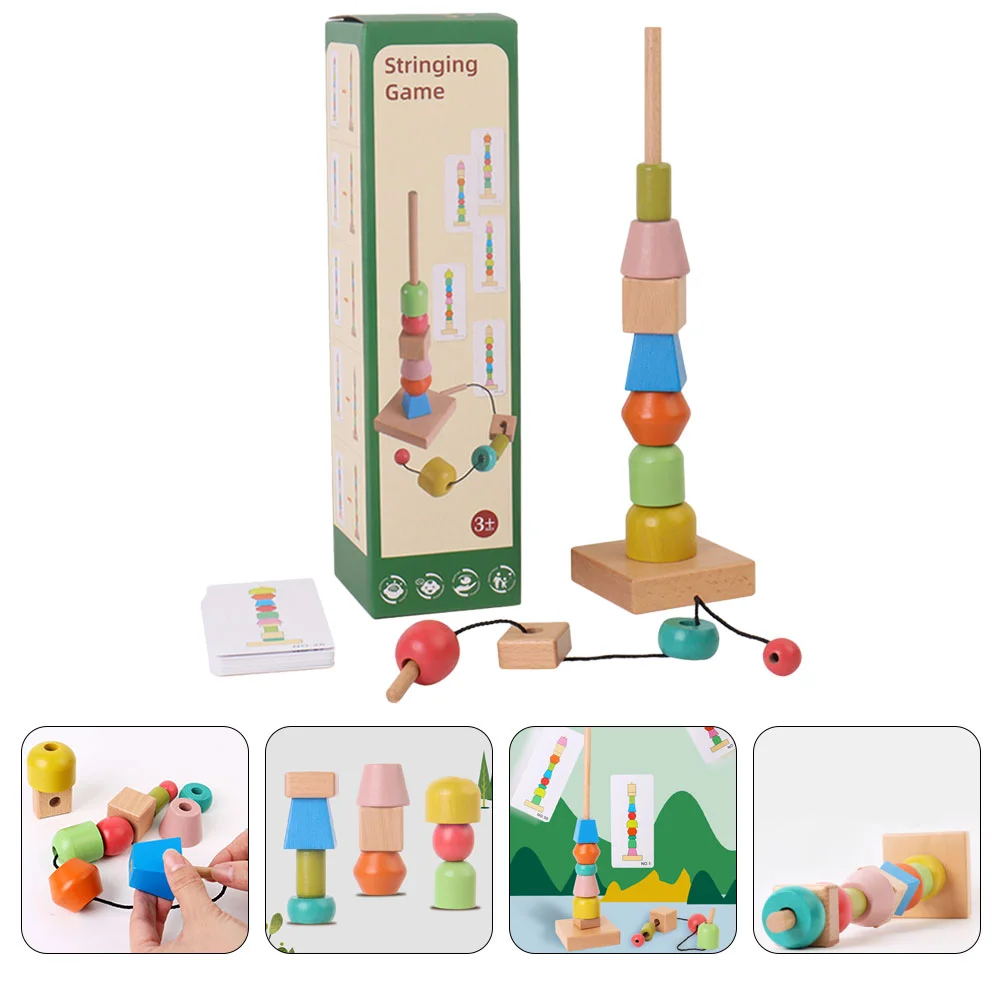 Beading Lacing Game Educational Matching Kids Baby Sensorywooden Wood Skills Puzzle Beads Threading Early String
Beading Lacing Game Educational Matching Kids Baby Sensorywooden Wood Skills Puzzle Beads Threading Early String