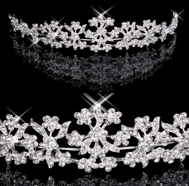 

Hair of the diamond tiara rhinestone hair ribbon crown bride wedding PROM night gem headgea