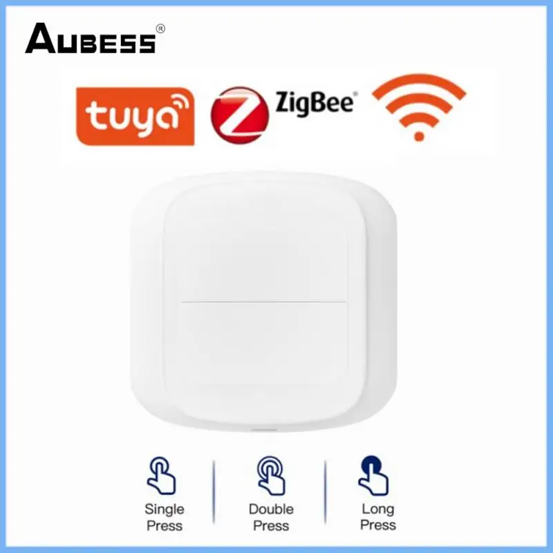 Беспроводной кнопочный пульт дистанционного управления ZigBee, переключатель с 2 клавишами, работает от батареи
Беспроводной кнопочный пульт дистанционного управления ZigBee, переключатель с 2 клавишами, работает от батареи