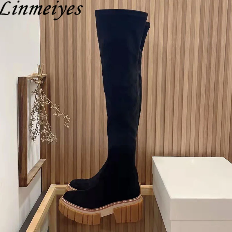 Square Heels Over The Knee Boots Women Thick Sole Stretch Boots Black Camel Runway Long Boots Woman High Heels Party Shoes Women
Square Heels Over The Knee Boots Women Thick Sole Stretch Boots Black Camel Runway Long Boots Woman High Heels Party Shoes Women