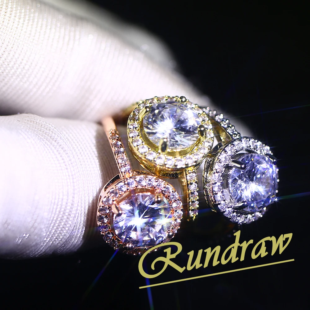 Rundraw Fashion Women Round Zircon Crystal Stone Ring Open Gold Silver Color Rings For Female Birthday Gift Jewelry
Rundraw Fashion Women Round Zircon Crystal Stone Ring Open Gold Silver Color Rings For Female Birthday Gift Jewelry
