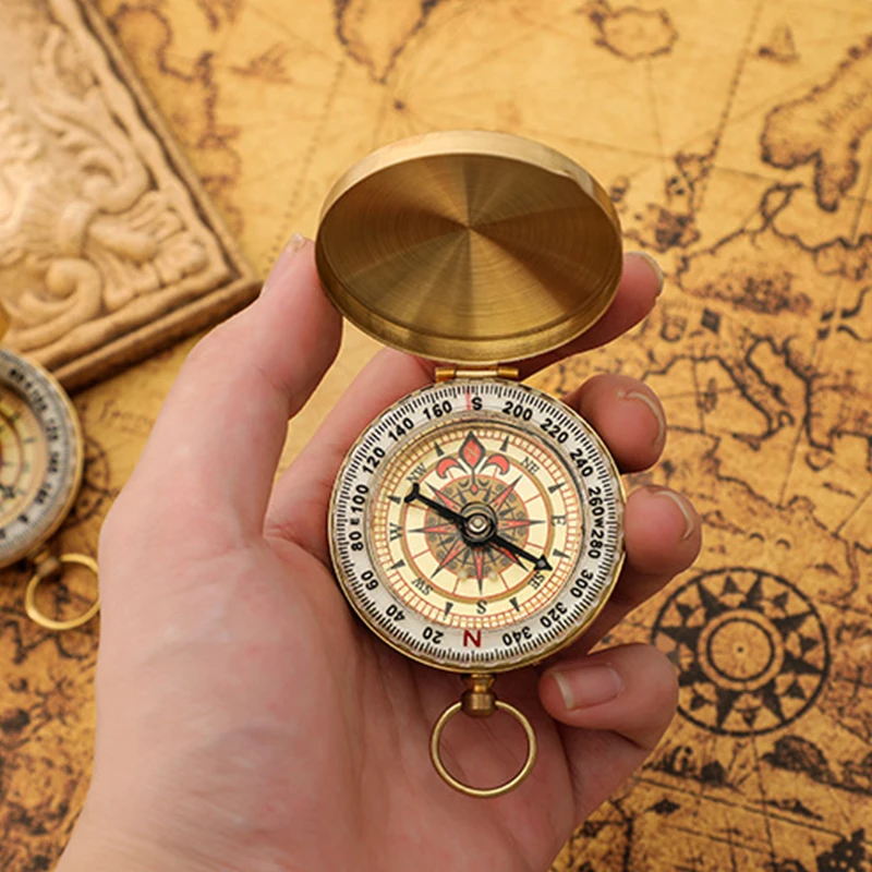 Mini Portable Copper Navigation Compass Waterproof Mountaineering Camping Hiking Luminous Retro Flip Compasses for Outdoor Tool
Mini Portable Copper Navigation Compass Waterproof Mountaineering Camping Hiking Luminous Retro Flip Compasses for Outdoor Tool