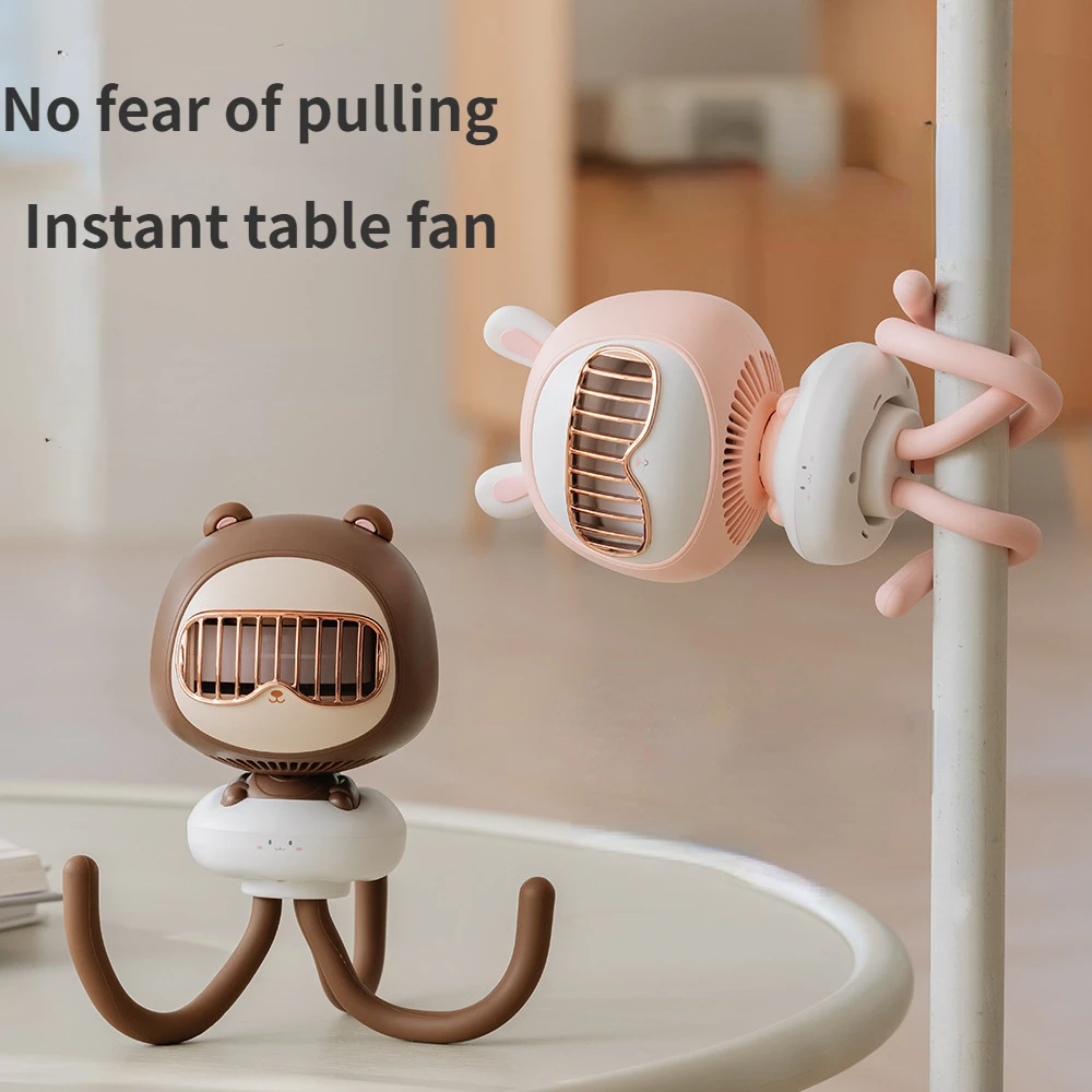 Hand Fan Rechargeable Cute Pet Shaking Head Stroller Fan USB Charging Port Octopus Handheld Desktop Trolley Clip Small Portable
Hand Fan Rechargeable Cute Pet Shaking Head Stroller Fan USB Charging Port Octopus Handheld Desktop Trolley Clip Small Portable