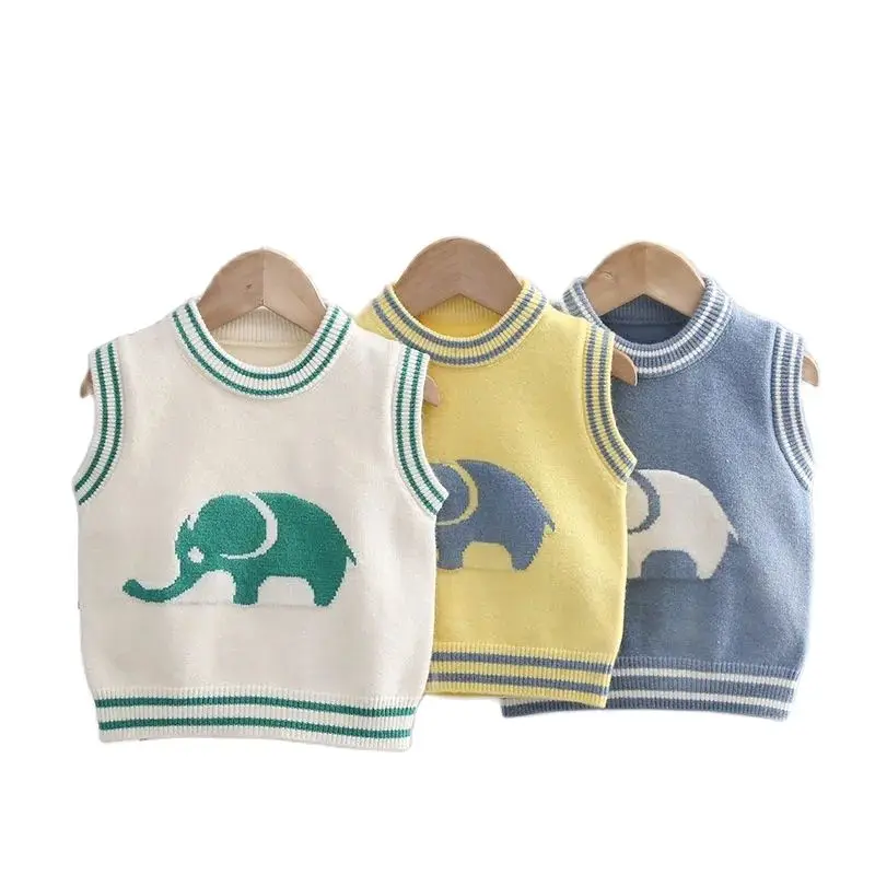 VIDMID Baby kids boys Vests Sweaters Little Kids Knit Boys Cute Cartoon Vest Autumn cotton Striped Outwear fashion tops P6411
VIDMID Baby kids boys Vests Sweaters Little Kids Knit Boys Cute Cartoon Vest Autumn cotton Striped Outwear fashion tops P6411
