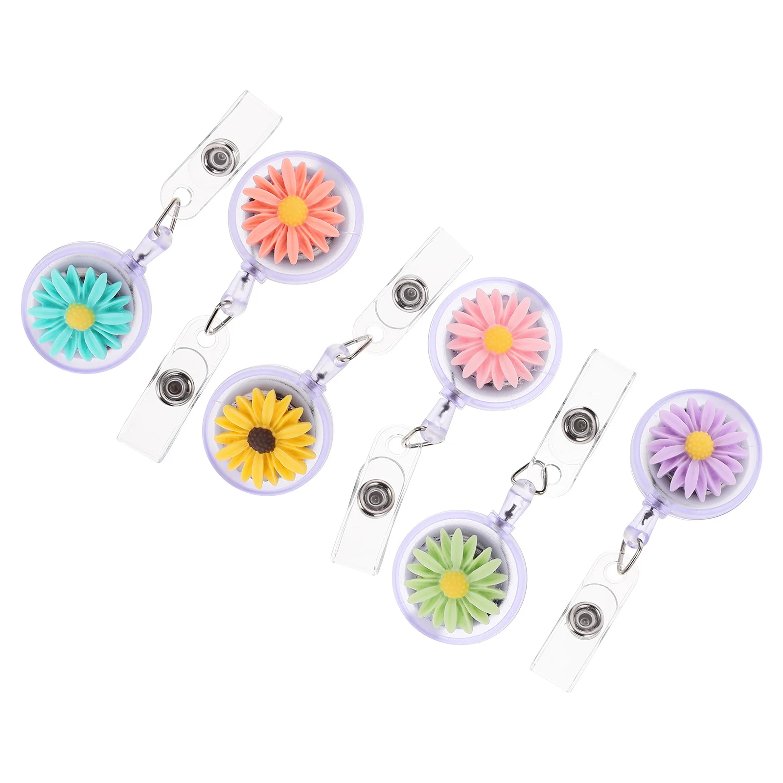 6Pcs Retractable Badge Holder Nurse Badge Holder Worker ID Card Holder Badge Buckle
6Pcs Retractable Badge Holder Nurse Badge Holder Worker ID Card Holder Badge Buckle