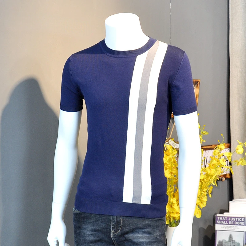 Short-sleeved men's T-shirt 2021 summer new trend Korean version slim round neck sweater jacket men's bottoming shirt
Short-sleeved men's T-shirt 2021 summer new trend Korean version slim round neck sweater jacket men's bottoming shirt