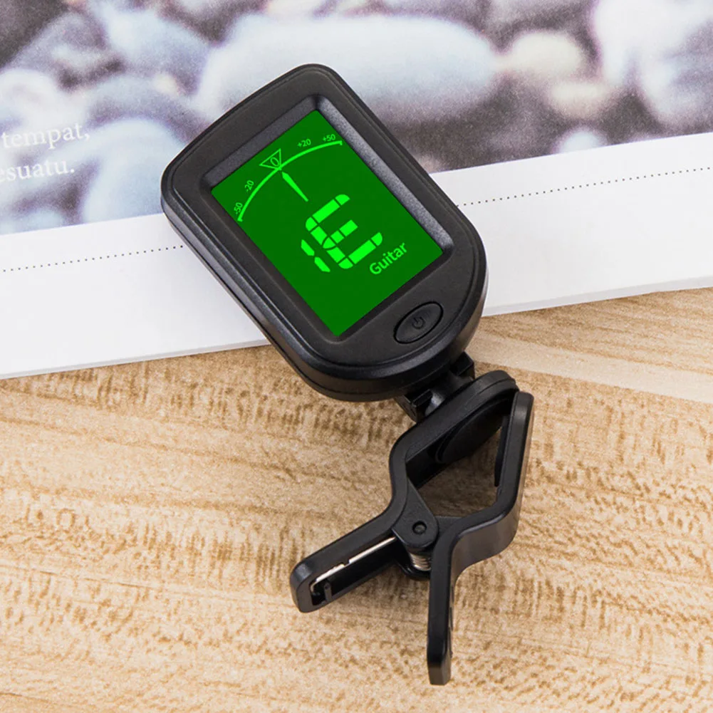 1pc Guitar Tuner Digital Clip-On Tone Tuner For Bass Ukulele Violin Universal Tuning Musical Instruments Guitars Accessories
1pc Guitar Tuner Digital Clip-On Tone Tuner For Bass Ukulele Violin Universal Tuning Musical Instruments Guitars Accessories