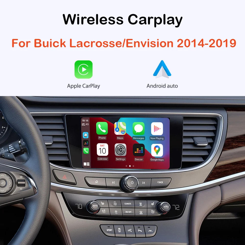 Беспроводной Apple Carplay для Buick Lacrosse Envision 2014-2019 8-дюймовый ЖК-экран, поддержка Android Auto Mirror Link Airplay USB Play
Беспроводной Apple Carplay для Buick Lacrosse Envision 2014-2019 8-дюймовый ЖК-экран, поддержка Android Auto Mirror Link Airplay USB Play