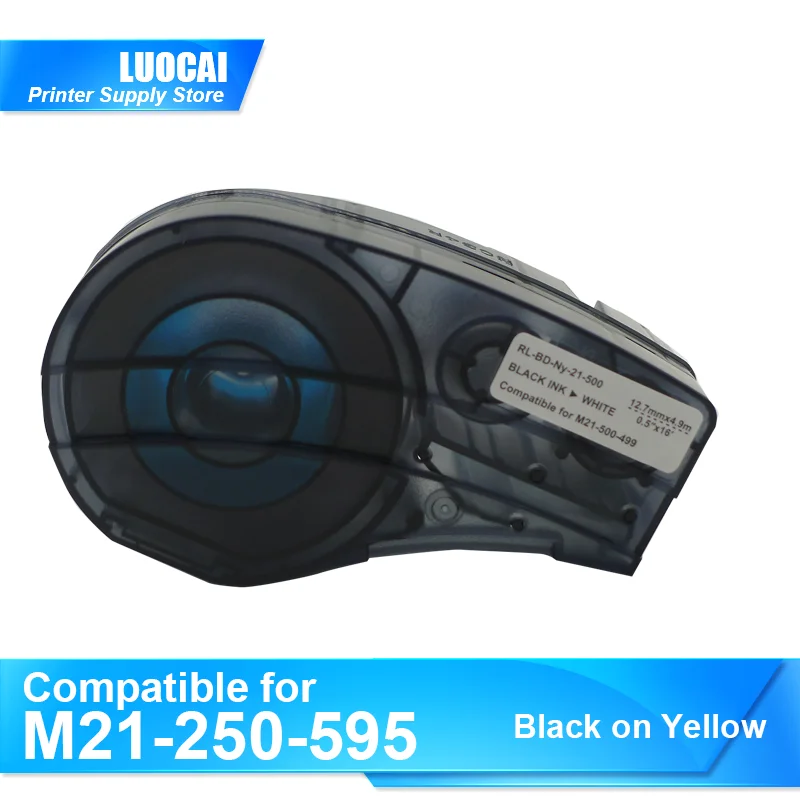 1/5/10pk M21-250-595-YL Label производитель ленты чернильный картридж, черный на белом виниловом корпусе для Brady, LABPAL Etiqueteuse printer
1/5/10pk M21-250-595-YL Label производитель ленты чернильный картридж, черный на белом виниловом корпусе для Brady, LABPAL Etiqueteuse printer