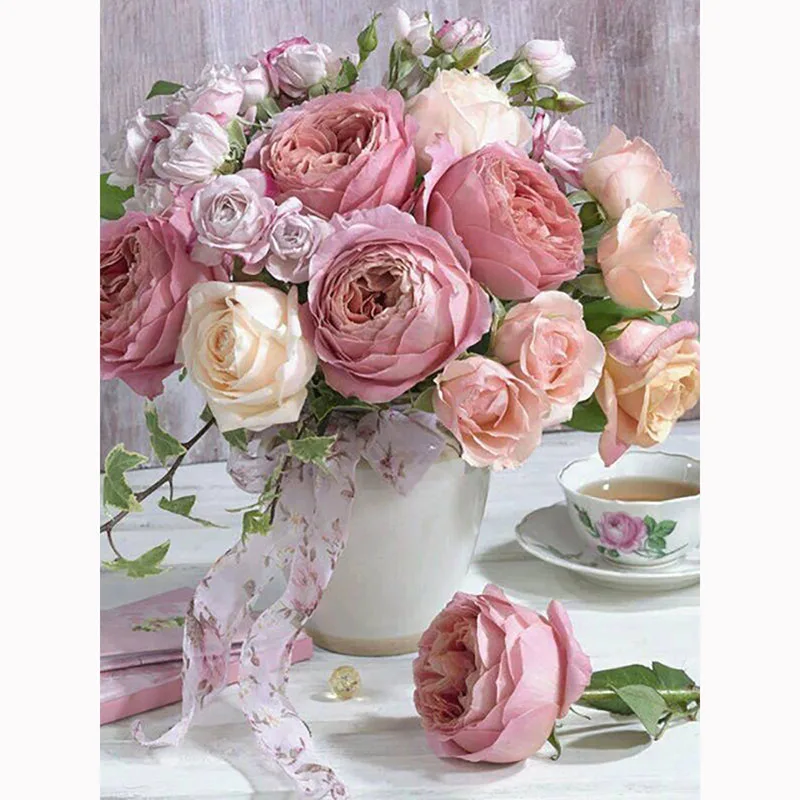 Adult and Children's Handdrawn 5D Artificial Diamond Flower Vase Diamond Mosaic Art Diy Diamond Painting Flower Embroidery Set 
Adult and Children's Handdrawn 5D Artificial Diamond Flower Vase Diamond Mosaic Art Diy Diamond Painting Flower Embroidery Set