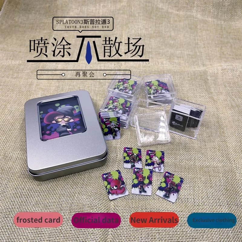 Splatoon new full set of 16 amiibo 1-3 universal SWITCH game props clothing linkage card NCF induction Splatoon 3 new card 
Splatoon new full set of 16 amiibo 1-3 universal SWITCH game props clothing linkage card NCF induction Splatoon 3 new card