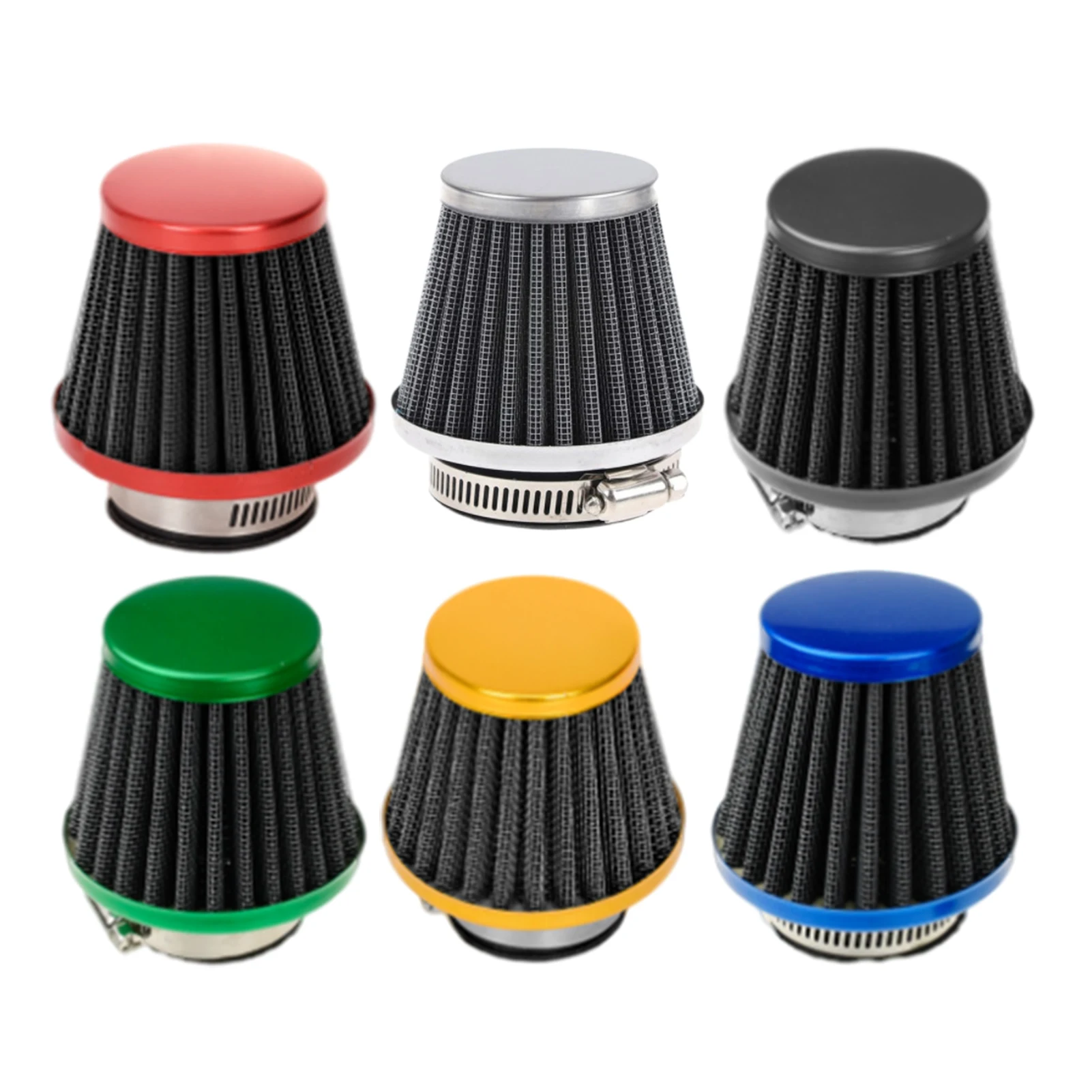 Motorcycle Colored Mesh Air Filter High Flow Inlet Filter Tapered Cone Intake Modification Air Filter ForCar Motorcycle Off-road
Motorcycle Colored Mesh Air Filter High Flow Inlet Filter Tapered Cone Intake Modification Air Filter ForCar Motorcycle Off-road
