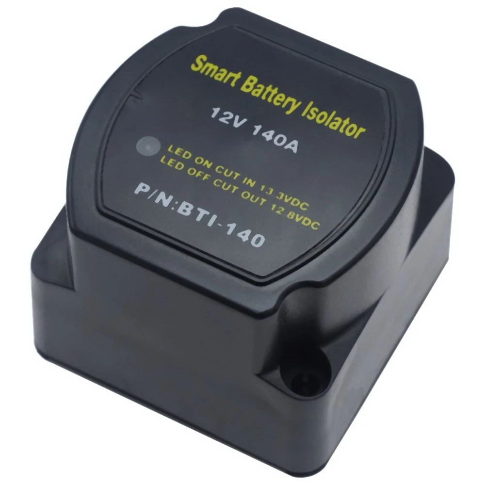 12V 140 Amp Dual Battery Smart Isolator Voltage Sensitive Relay Smart Switch for ATV, UTV, Boats, Rvs Auto
12V 140 Amp Dual Battery Smart Isolator Voltage Sensitive Relay Smart Switch for ATV, UTV, Boats, Rvs Auto
