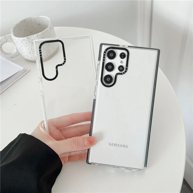 Bumper Clear Case for Samsung S22 S23 Ultra Silicone Transparent Shockproof Cover For Samsung Galaxy S22 Plus S20 S23 Plus Cases
Bumper Clear Case for Samsung S22 S23 Ultra Silicone Transparent Shockproof Cover For Samsung Galaxy S22 Plus S20 S23 Plus Cases
