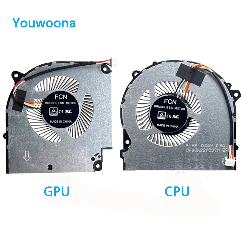 Новый оригинальный охлаждающий вентилятор для графического процессора ноутбука 
Новый оригинальный охлаждающий вентилятор для графического процессора ноутбука