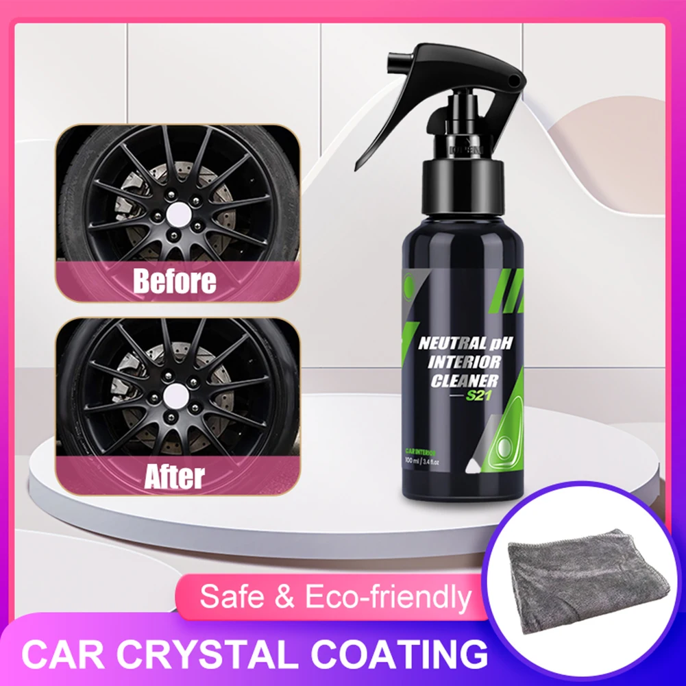 100ml Car 9H Ceramic Coating Agent Hydrophobic Oxidation Protection Crystal Plating Spray Liquid Car Paint Polishing Care Kit
100ml Car 9H Ceramic Coating Agent Hydrophobic Oxidation Protection Crystal Plating Spray Liquid Car Paint Polishing Care Kit