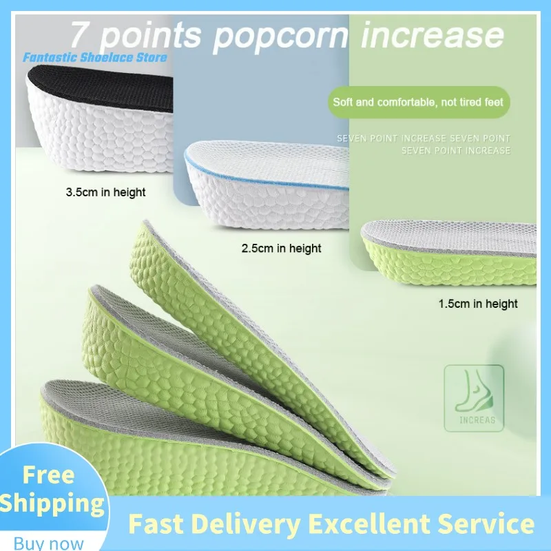 Invisible Height Increase Insoles Half Pads Orthopedic Insoles Sneakers 1.5-3.5cm Heel Lift for Unisex Memory Foam Shoe Pads
Invisible Height Increase Insoles Half Pads Orthopedic Insoles Sneakers 1.5-3.5cm Heel Lift for Unisex Memory Foam Shoe Pads