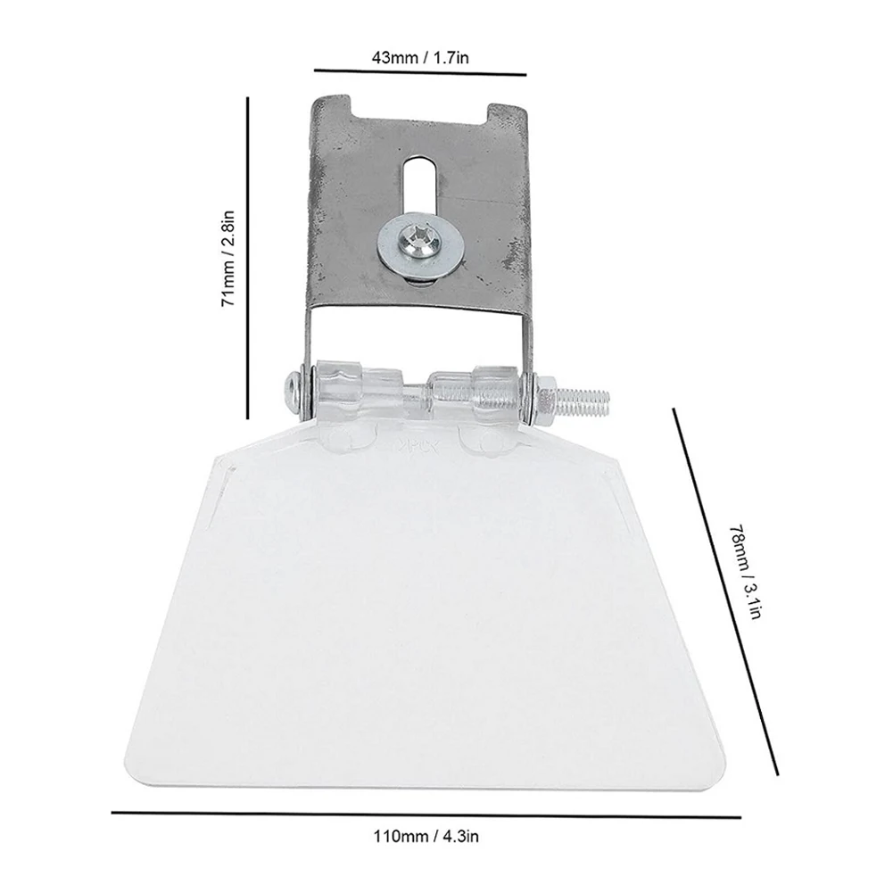 2 Pcs Bench Grinder Guard Eye Protection Shields Cover With Bracket 110*78*43mm Replacement Parts For Power Tools Accessories
2 Pcs Bench Grinder Guard Eye Protection Shields Cover With Bracket 110*78*43mm Replacement Parts For Power Tools Accessories