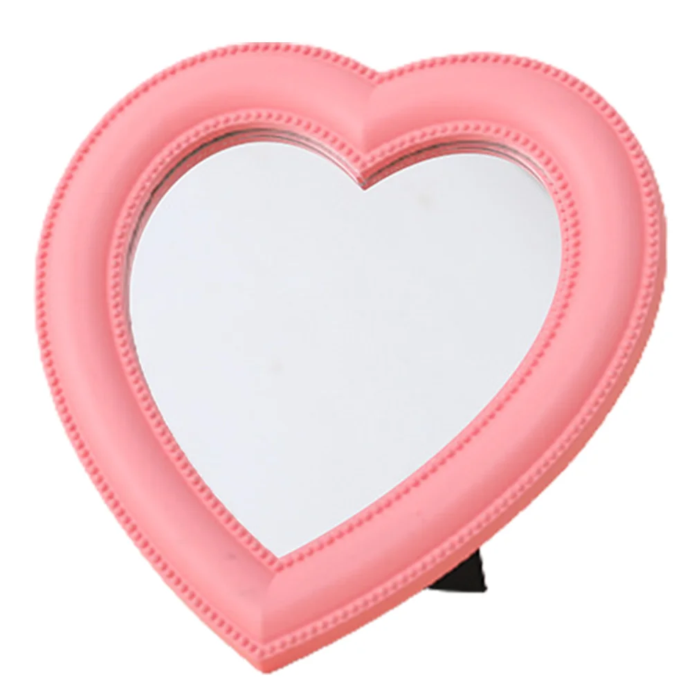 Love Mirror Desktop Makeup Mirror Wall Mounted Dual-Use Vanity Mirror Girl Room Wall Decor Heart-Shaped Mirror
Love Mirror Desktop Makeup Mirror Wall Mounted Dual-Use Vanity Mirror Girl Room Wall Decor Heart-Shaped Mirror