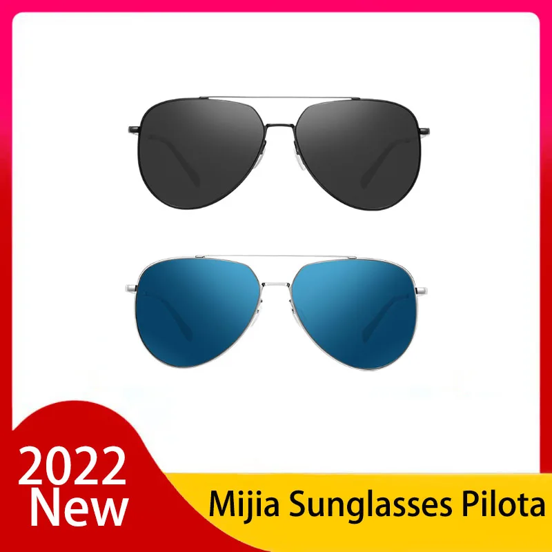 

Xiaomi Mijia Sunglasses Pilota UV400 Anti-UV Aviator Style HD Nylon Polarized Lenses Double Sided Oil Resistant