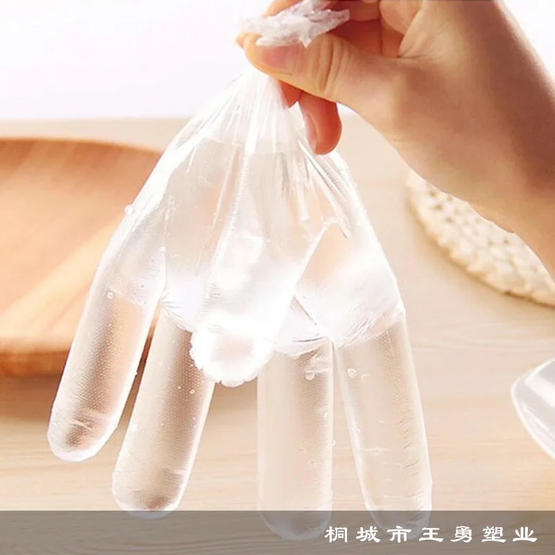 100PCS Disposable Gloves Transparent Waterproof Clean Hygienic Plastic Gloves Food Thickening Film Disposable Kitchenware
100PCS Disposable Gloves Transparent Waterproof Clean Hygienic Plastic Gloves Food Thickening Film Disposable Kitchenware