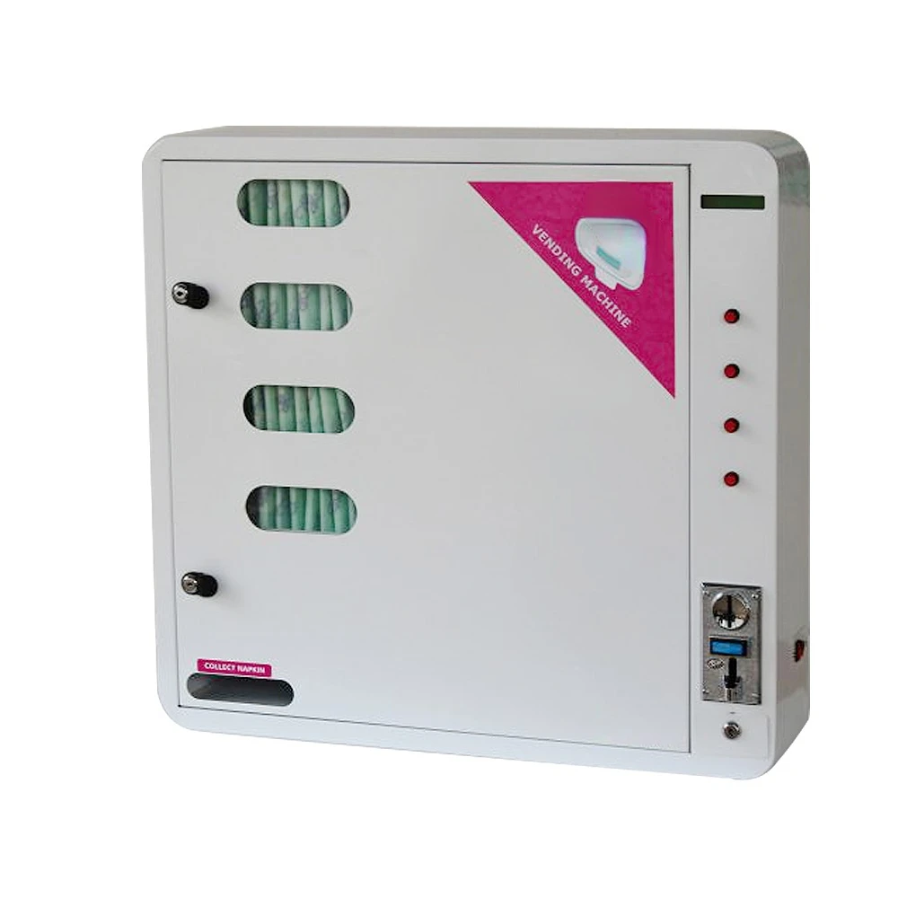 Coin Cash Credit Card Reader New Small Commercial Price Mini Period Dispenser Women Pad Sanitary Napkin Vending Machine
Coin Cash Credit Card Reader New Small Commercial Price Mini Period Dispenser Women Pad Sanitary Napkin Vending Machine
