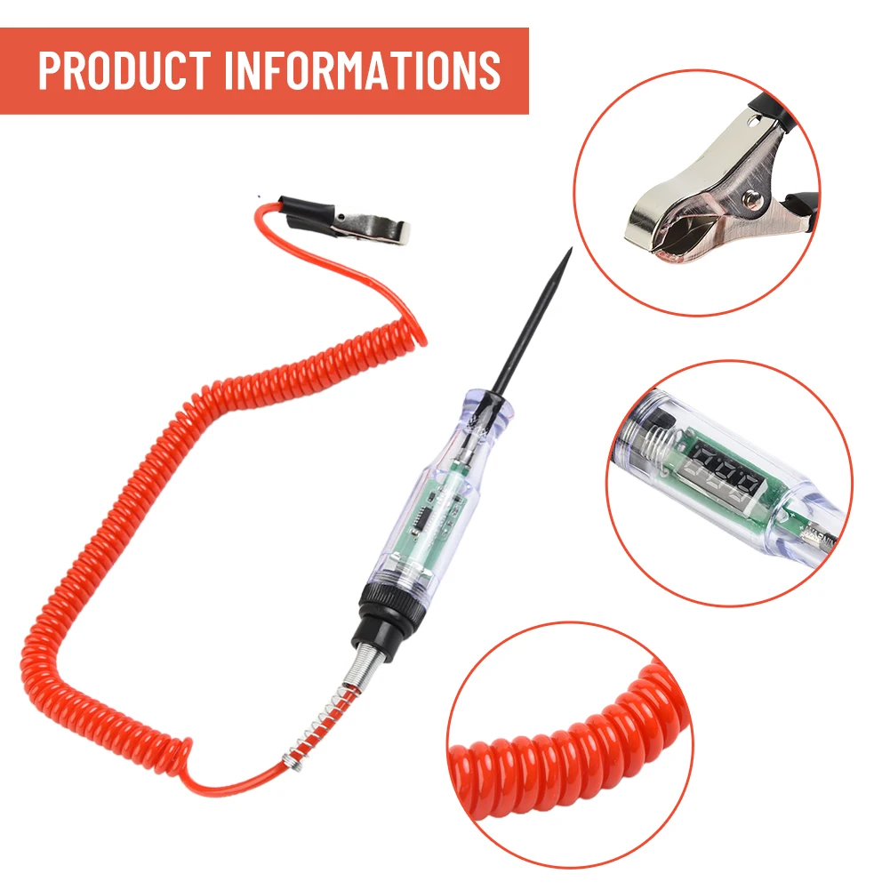 1 Pc Digital Display Test Pen Accessories Car Test Pen Circuit Detection Electric Pen Induction Test Multi-function
1 Pc Digital Display Test Pen Accessories Car Test Pen Circuit Detection Electric Pen Induction Test Multi-function