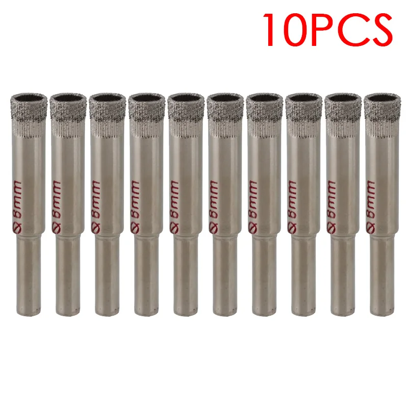 Hot Sale 10 PCS/Set 8MM Diamond Coated Drill Accessories Bits Hole Saw Glass Granite Cutter Opener Bits Tool Kitchen Accessories
Hot Sale 10 PCS/Set 8MM Diamond Coated Drill Accessories Bits Hole Saw Glass Granite Cutter Opener Bits Tool Kitchen Accessories