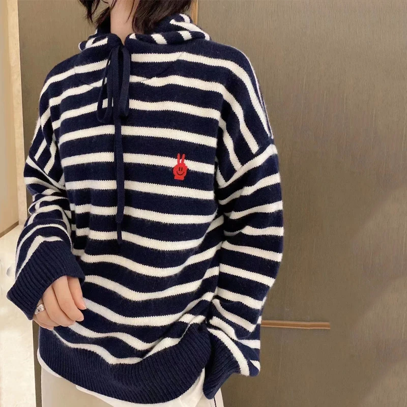 Wool Sweater Pullover Hoodie Women Tops Large Size Loose Cashmere Korean Fashion Knitted Long Sleeve Vintage
Wool Sweater Pullover Hoodie Women Tops Large Size Loose Cashmere Korean Fashion Knitted Long Sleeve Vintage