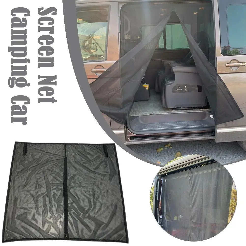 

Magnetic Screen Sliding Door Flyscreen Mesh Van Fly Net For VW T5 T6 Transporter