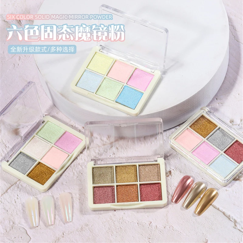 Chrome Nail Powder 6Colors/Box Pigment for Nails,Chrome Powder for Nails Metallic Mirror Powder Shiny Finish Manicure Pigment
Chrome Nail Powder 6Colors/Box Pigment for Nails,Chrome Powder for Nails Metallic Mirror Powder Shiny Finish Manicure Pigment