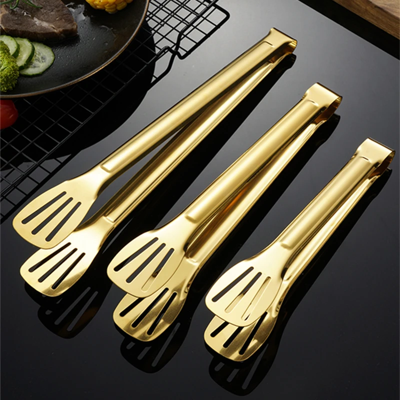 8-Styles Gold BBQ Food Tongs Steak Clip Stainless Steel Hollow Cake Bread Grill Clamp Cooking Utensils Kitchen Accessories
8-Styles Gold BBQ Food Tongs Steak Clip Stainless Steel Hollow Cake Bread Grill Clamp Cooking Utensils Kitchen Accessories