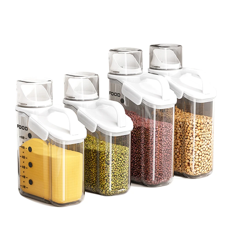 2L/2.8L Grains Tank with Measuring Cup Portable Household Cereals Transparent Storage Tank Large Capacity Food Grade Sealed Tank
2L/2.8L Grains Tank with Measuring Cup Portable Household Cereals Transparent Storage Tank Large Capacity Food Grade Sealed Tank