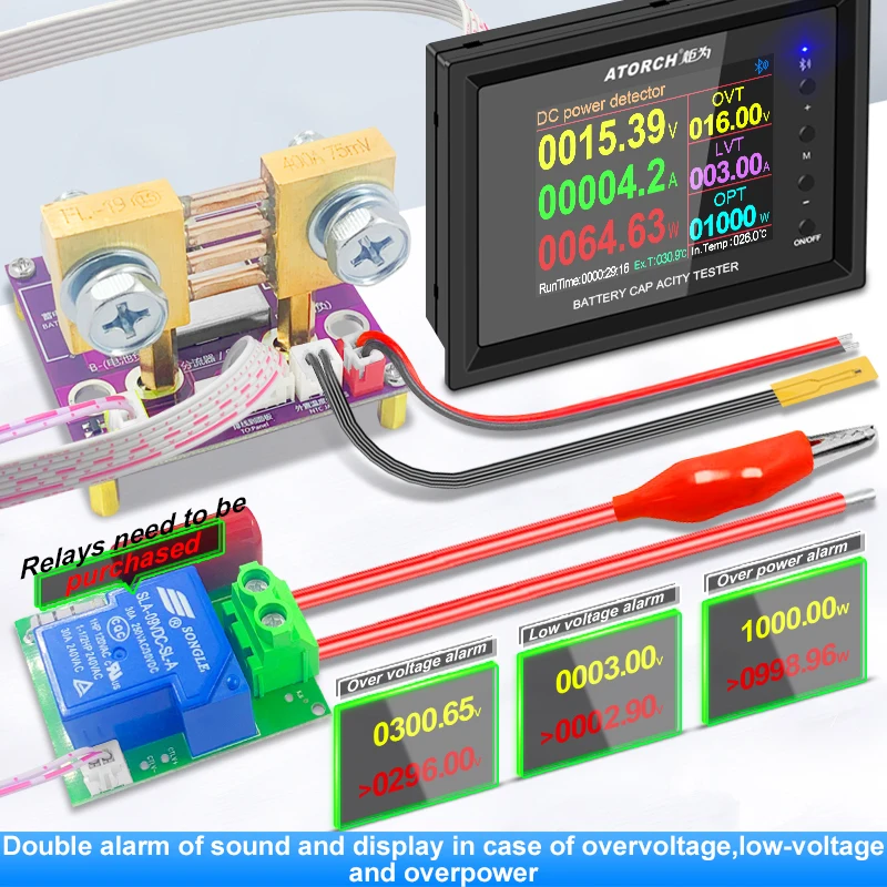 0~1000A DT24P Digital Display DC Power Supply Voltmeter Ammeter Battery Capacity Tester 240V Battery Fuel Gauge Meter
0~1000A DT24P Digital Display DC Power Supply Voltmeter Ammeter Battery Capacity Tester 240V Battery Fuel Gauge Meter
