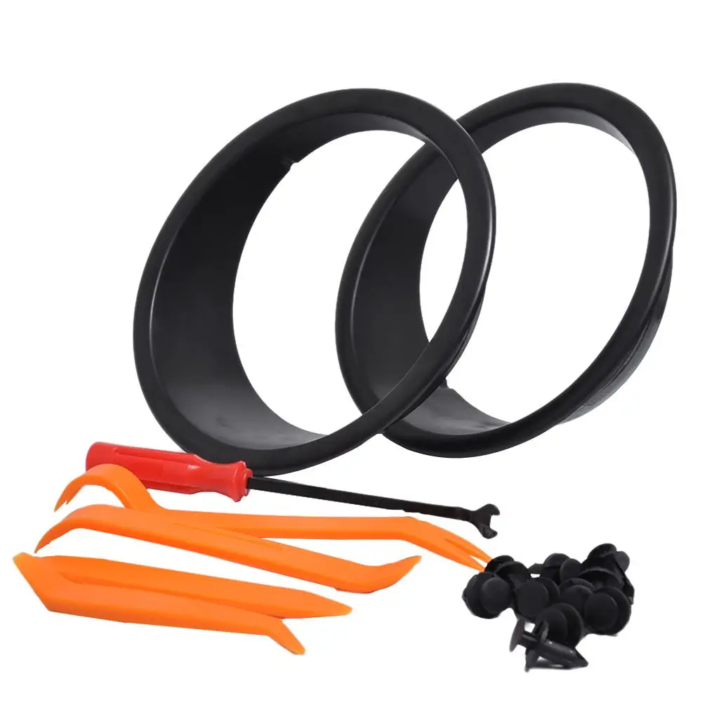 2Pcs Black Bezels Front Light Headlight Covers Angry Eyes with Tools For 07-17 Jeep Wrangler JK
2Pcs Black Bezels Front Light Headlight Covers Angry Eyes with Tools For 07-17 Jeep Wrangler JK