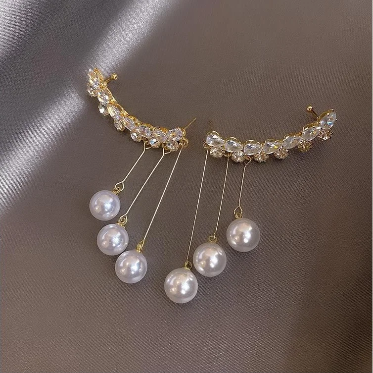 New Korean Statement Pearl Earrings Earrings For Women Zircon Tassel Long Earrings 2022 Fashion Jewelry
New Korean Statement Pearl Earrings Earrings For Women Zircon Tassel Long Earrings 2022 Fashion Jewelry
