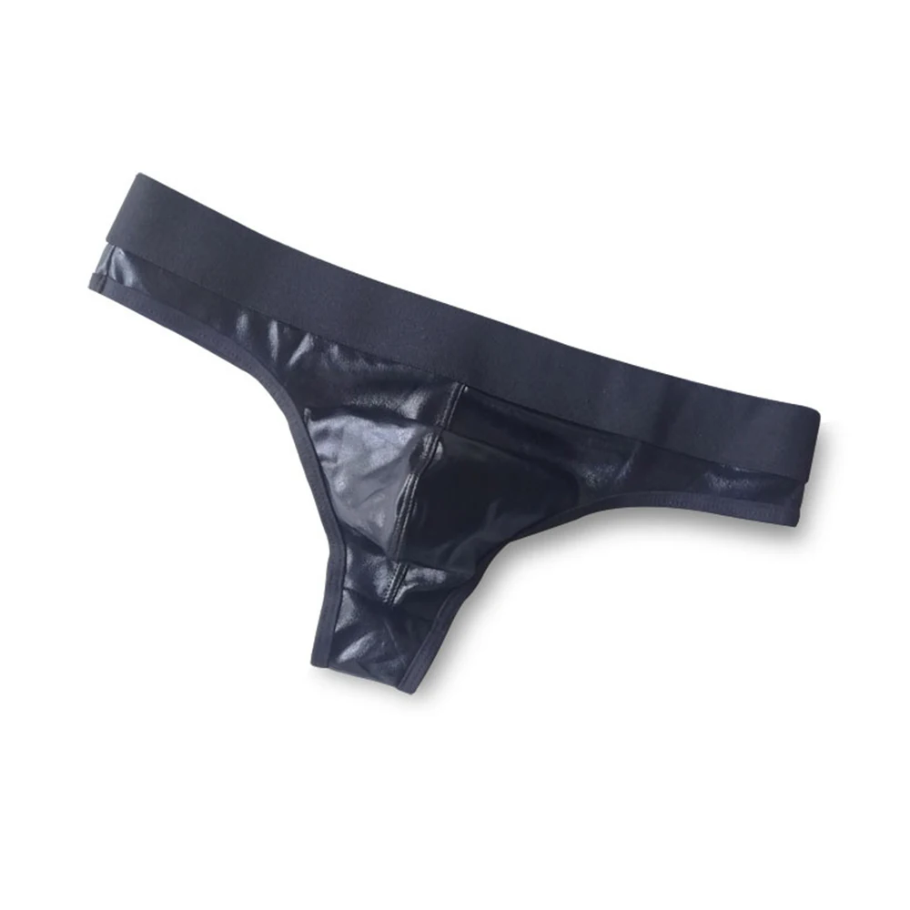 Sexy Panties Mens Patent Leather Briefs Shiny Underwear Breathable Underpants Thong Nightclub Gay Slip Homme Srting Man Brief
Sexy Panties Mens Patent Leather Briefs Shiny Underwear Breathable Underpants Thong Nightclub Gay Slip Homme Srting Man Brief