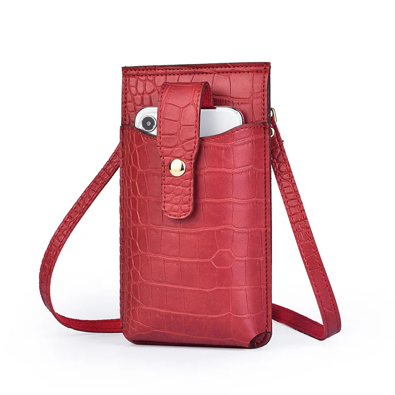 Universal Leather Mobile Phone Bag Purse Credit Card Holder Cell Phone Case Wallet Crocodile Grain Crossbody Bags for Women
Universal Leather Mobile Phone Bag Purse Credit Card Holder Cell Phone Case Wallet Crocodile Grain Crossbody Bags for Women