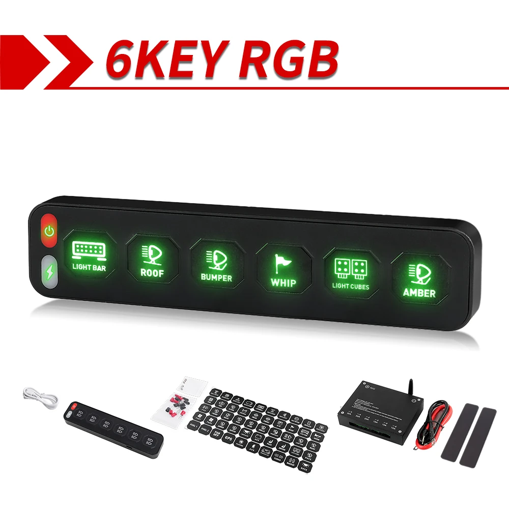 Панель переключателя CO светильник 6 Gang Maxswitch, панель переключателя, универсальная тонкая сенсорная панель, автоматическая панель для внедорожника, грузовика, лодки, квадроцикла, UTV
Панель переключателя CO светильник 6 Gang Maxswitch, панель переключателя, универсальная тонкая сенсорная панель, автоматическая панель для внедорожника, грузовика, лодки, квадроцикла, UTV