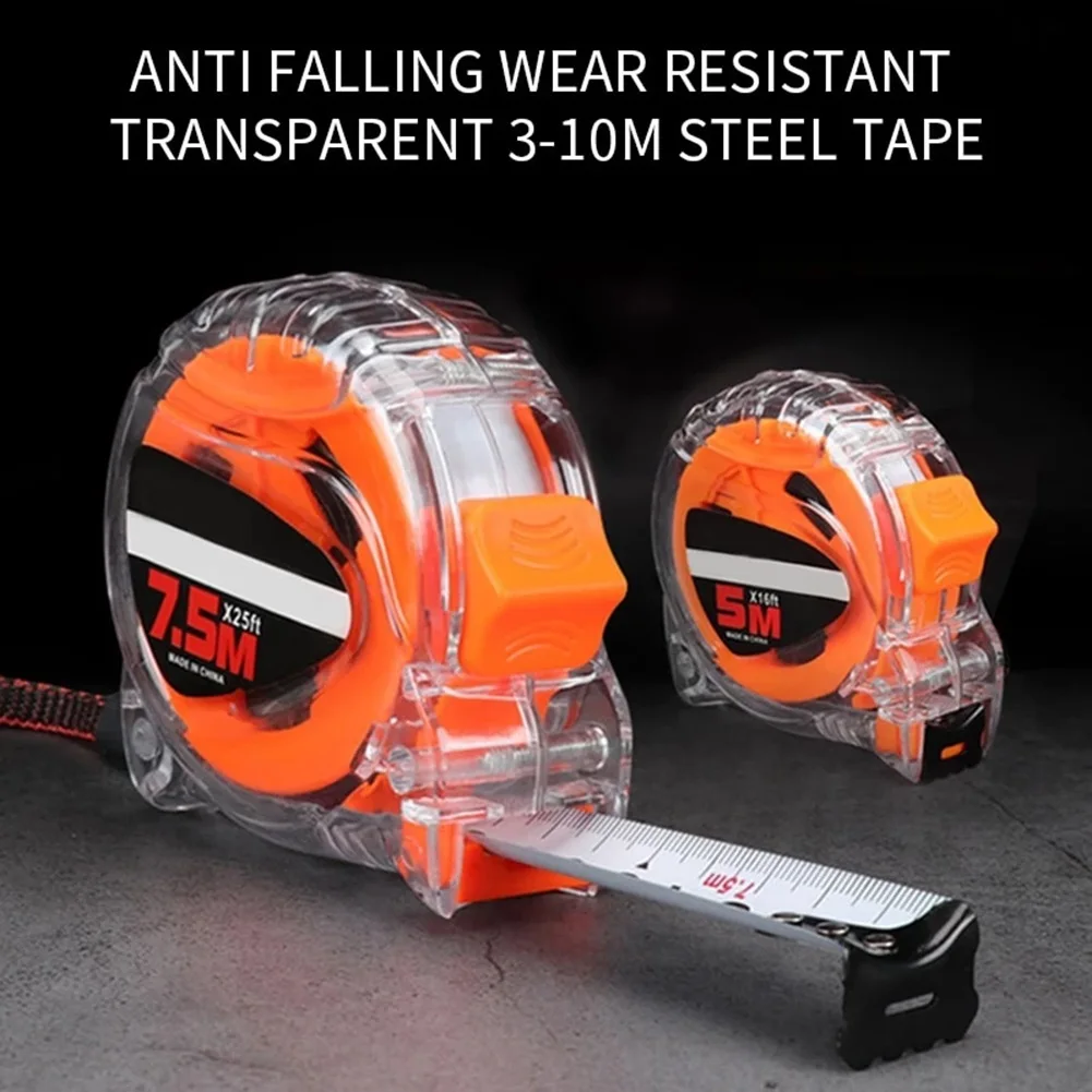 3-10M Stainless Steel Measuring Tape Measure Anti-Fall Band Portable Length Ruler Waterproof Drop-Resistant Construction Tools
3-10M Stainless Steel Measuring Tape Measure Anti-Fall Band Portable Length Ruler Waterproof Drop-Resistant Construction Tools
